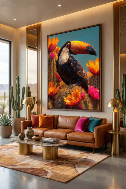 Art Print wAIld Life - Among Thorns and Petals