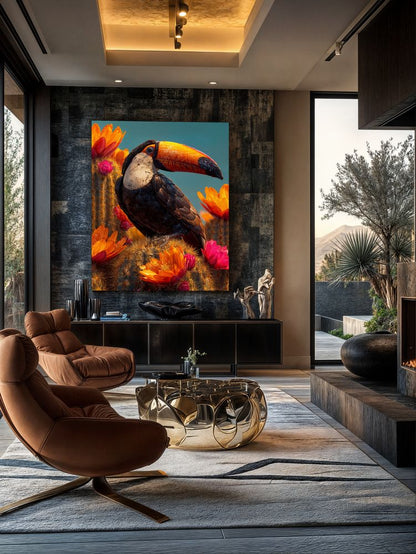 Art Print wAIld Life - Among Thorns and Petals