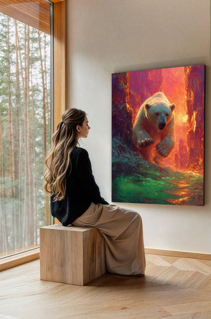 Art Print wAIld Life - The Arctic Giant