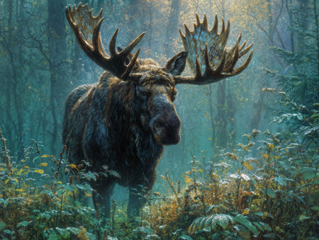 Art Print wAIld Life - The Wild Moose