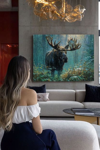 Art Print wAIld Life - The Wild Moose