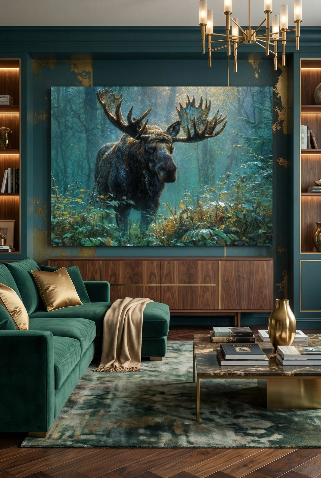 Art Print wAIld Life - The Wild Moose