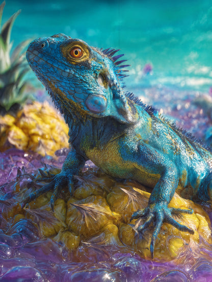 Art Print wAIld Life - The Blue Scale Wanderer