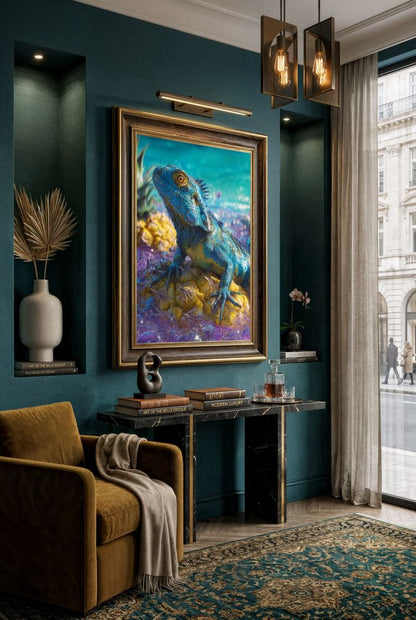 Art Print wAIld Life - The Blue Scale Wanderer