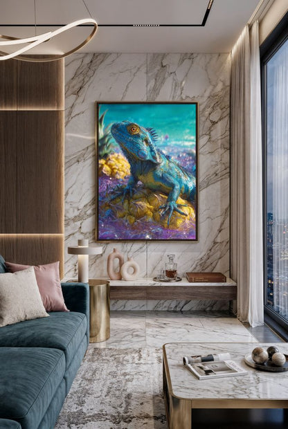 Art Print wAIld Life - The Blue Scale Wanderer