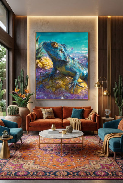 Art Print wAIld Life - The Blue Scale Wanderer