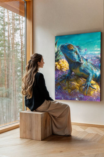 Art Print wAIld Life - The Blue Scale Wanderer