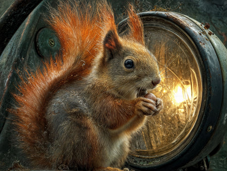 Art Print wAIld Life - The Curious Squirrel