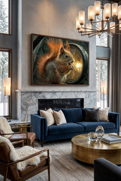 Art Print wAIld Life - The Curious Squirrel