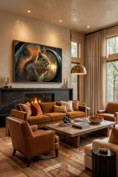 Art Print wAIld Life - The Curious Squirrel