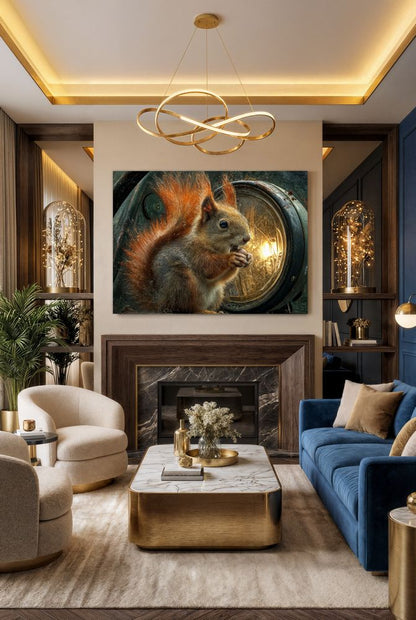 Art Print wAIld Life - The Curious Squirrel
