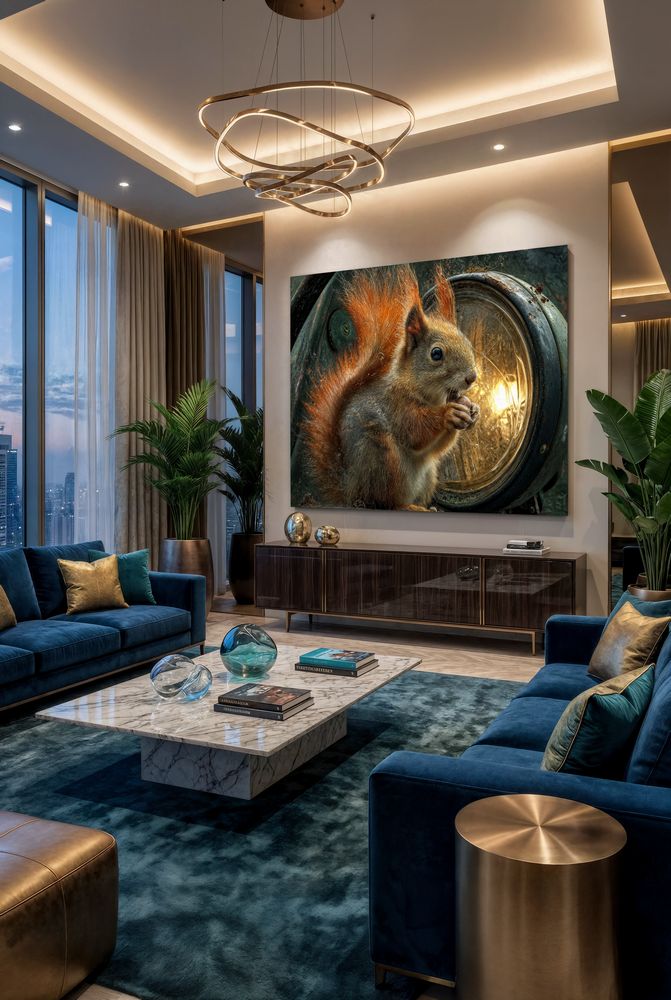 Art Print wAIld Life - The Curious Squirrel