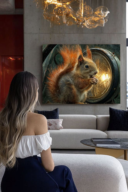 Art Print wAIld Life - The Curious Squirrel