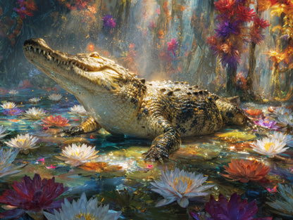 Art Print wAIld Life - The Golden-Eyed Watcher