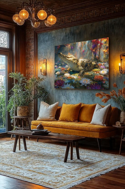 Art Print wAIld Life - The Golden-Eyed Watcher