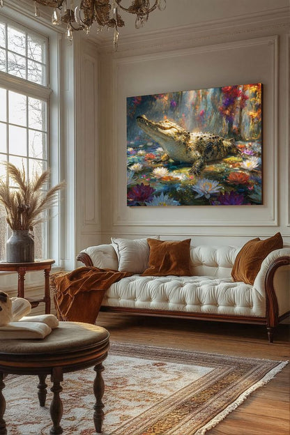 Art Print wAIld Life - The Golden-Eyed Watcher