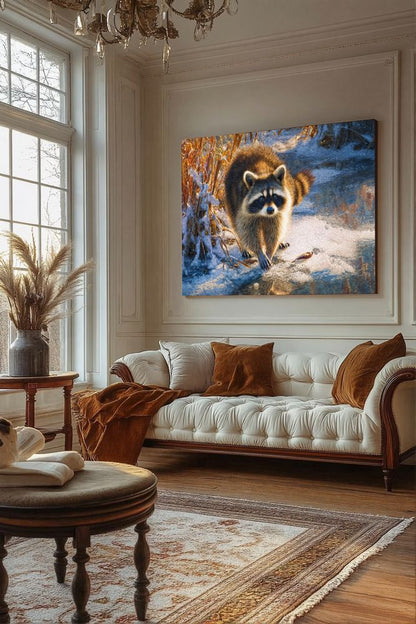 Art Print wAIld Life - The Creekside Raccoon