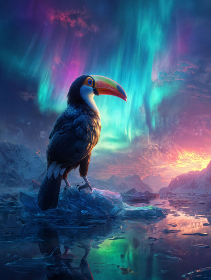 Art Print wAIld Life - The Cold Sky Observer