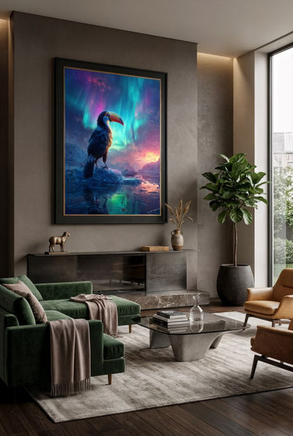 Art Print wAIld Life - The Cold Sky Observer
