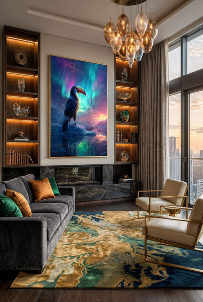 Art Print wAIld Life - The Cold Sky Observer