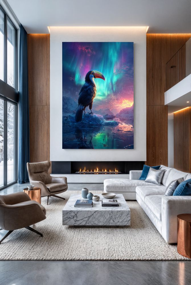 Art Print wAIld Life - The Cold Sky Observer