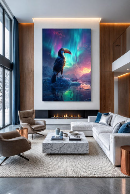 Art Print wAIld Life - The Cold Sky Observer