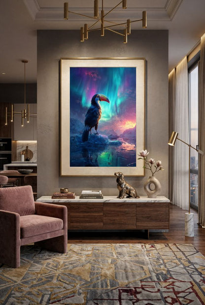 Art Print wAIld Life - The Cold Sky Observer
