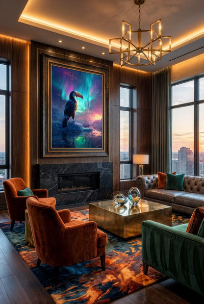 Art Print wAIld Life - The Cold Sky Observer