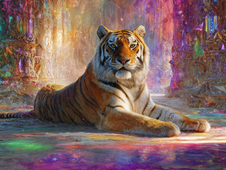 Art Print wAIld Life - The Jewel Realm Guardian