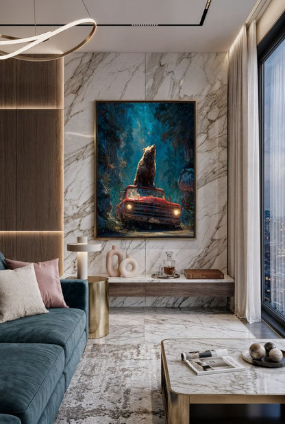 Art Print wAIld Life - The King of Lost Roads
