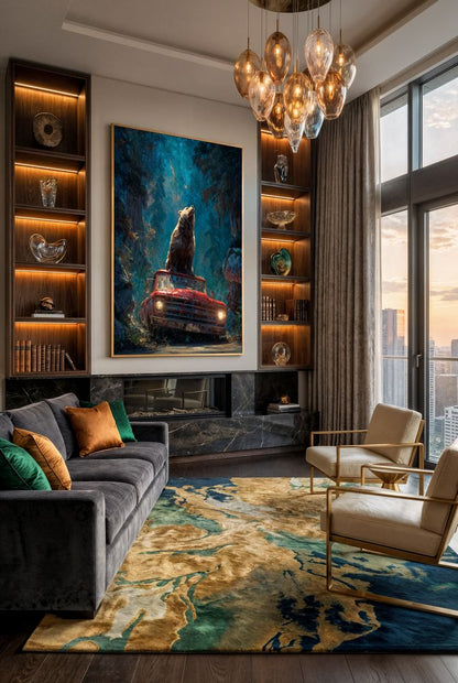 Art Print wAIld Life - The King of Lost Roads