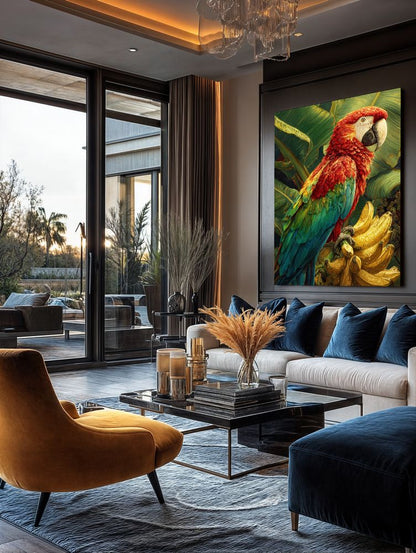 Art Print wAIld Life - The Parrot of Golden Fruit