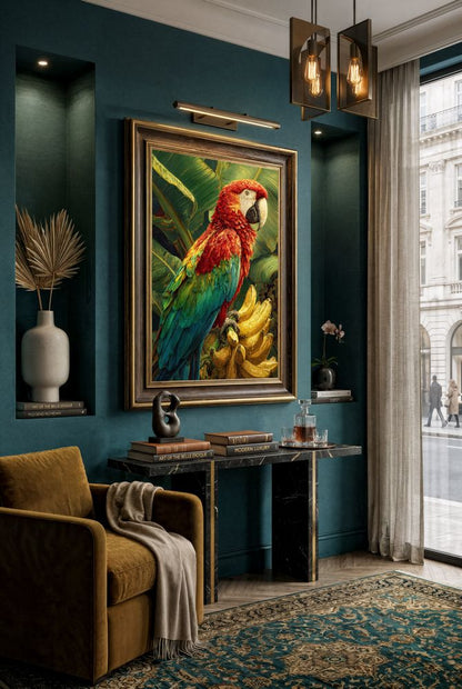 Art Print wAIld Life - The Parrot of Golden Fruit