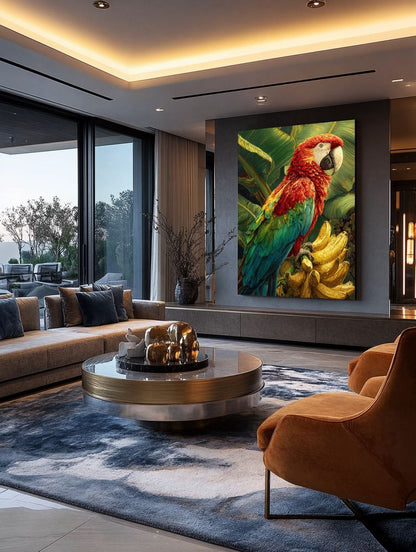 Art Print wAIld Life - The Parrot of Golden Fruit