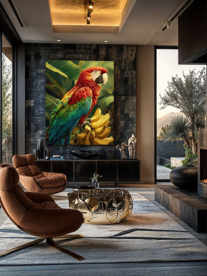 Art Print wAIld Life - The Parrot of Golden Fruit