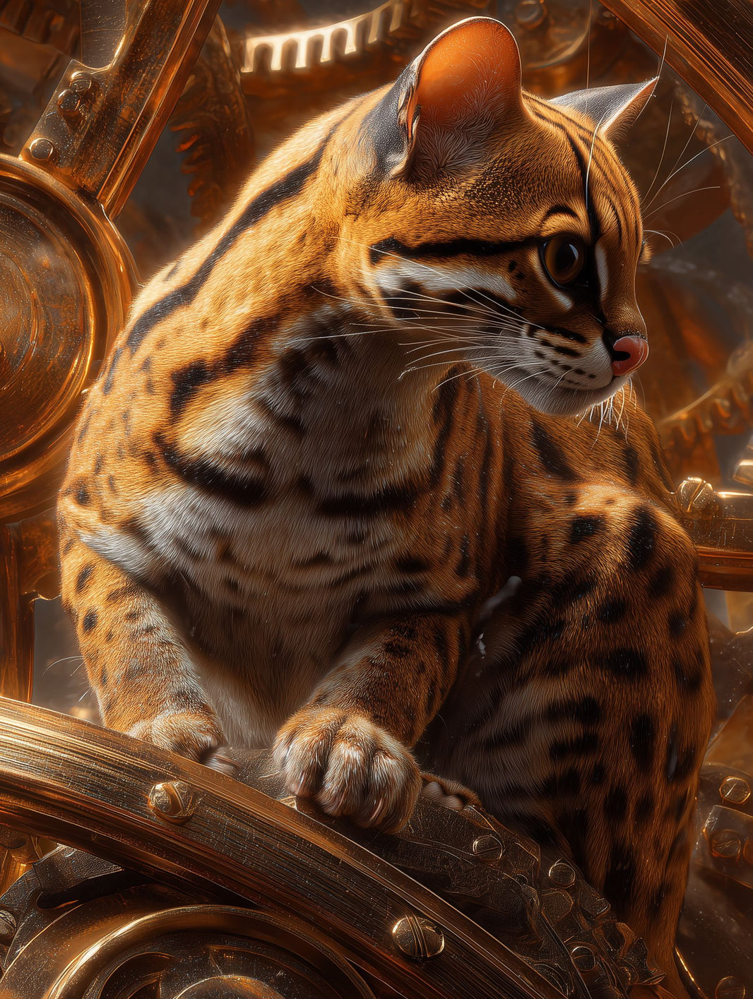 Art Print wAIld Life - The Brass Jungle Phantom
