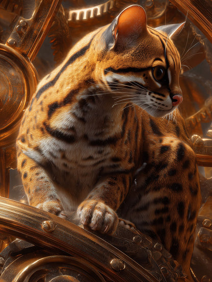 Art Print wAIld Life - The Brass Jungle Phantom