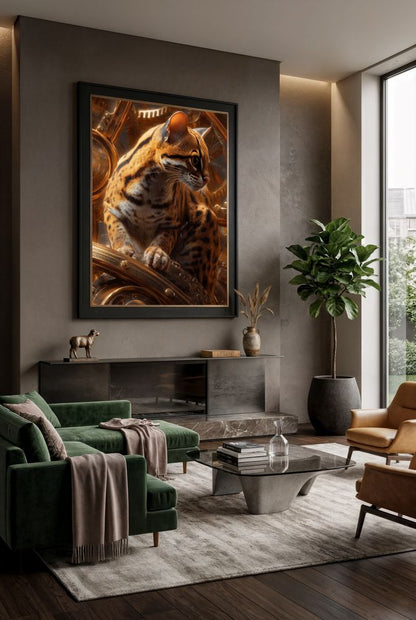 Art Print wAIld Life - The Brass Jungle Phantom