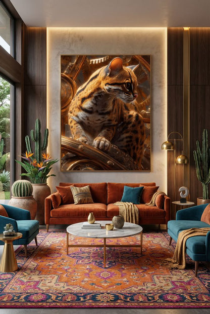 Art Print wAIld Life - The Brass Jungle Phantom