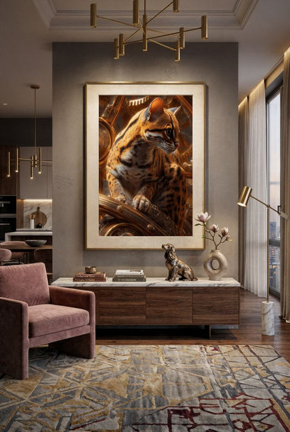Art Print wAIld Life - The Brass Jungle Phantom