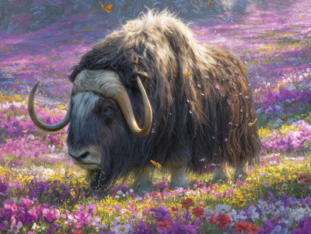 Art Print wAIld Life - The Wildflower Sentinel