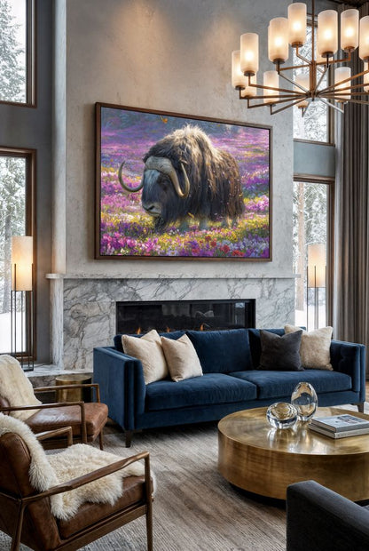 Art Print wAIld Life - The Wildflower Sentinel