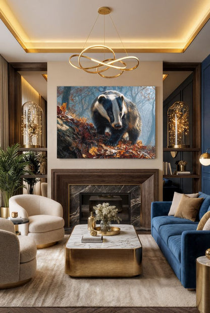 Art Print wAIld Life - The Quiet Badger