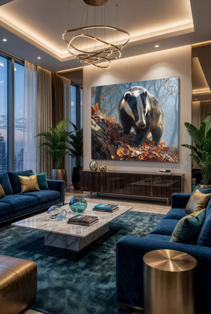 Art Print wAIld Life - The Quiet Badger