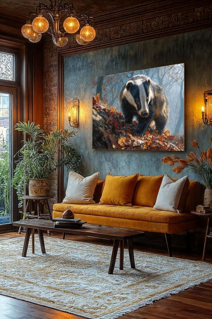 Art Print wAIld Life - The Quiet Badger
