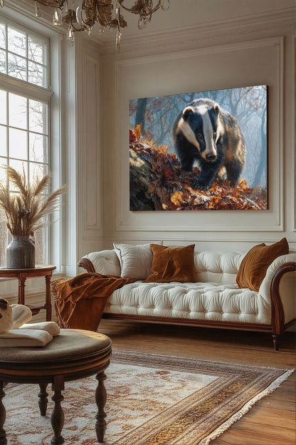 Art Print wAIld Life - The Quiet Badger