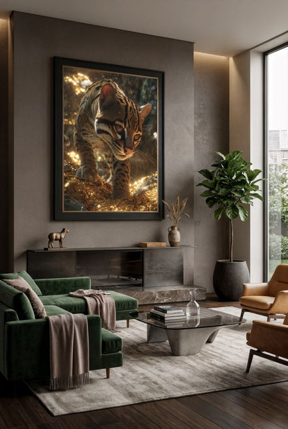 Art Print wAIld Life - The Gold Digger