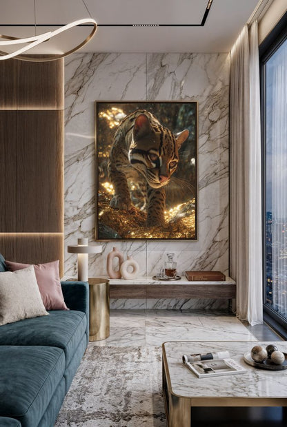 Art Print wAIld Life - The Gold Digger