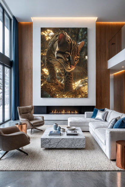 Art Print wAIld Life - The Gold Digger