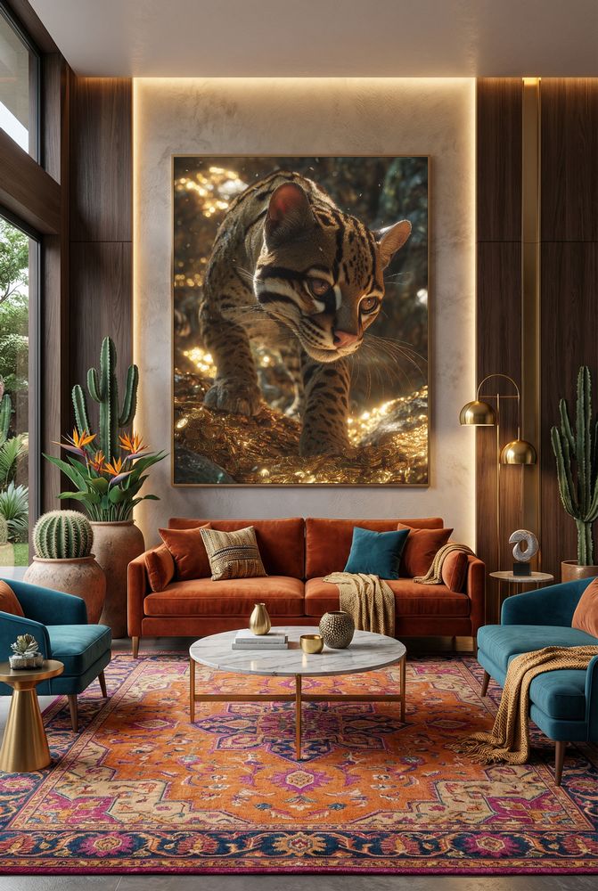 Art Print wAIld Life - The Gold Digger